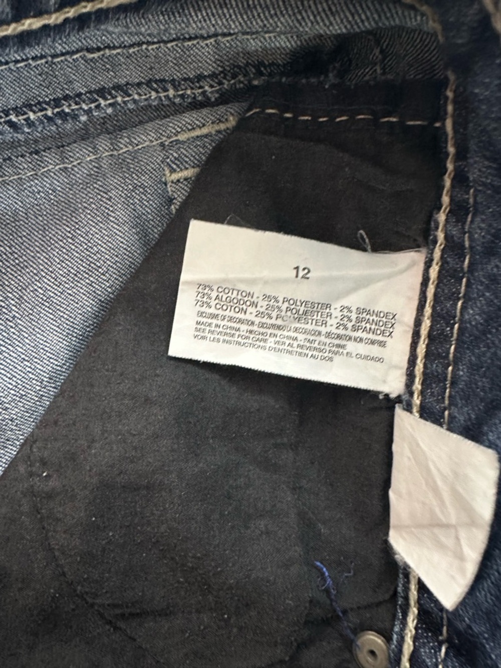 Nine West Vintage American Mid Rise Bootcut Jeans Women's Size 12 - Picture 12 of 12